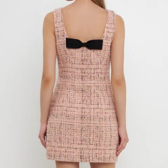 Endless Rose Tweed Mini Dress - Picture 2 of 4